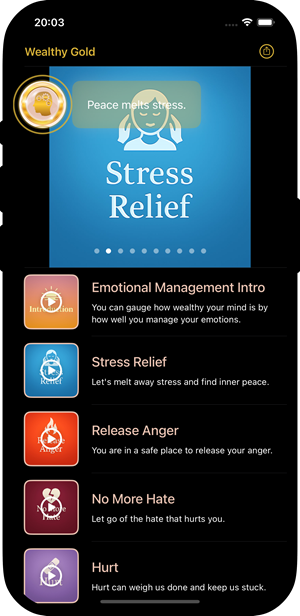 Wealthy Gold App - stress relief