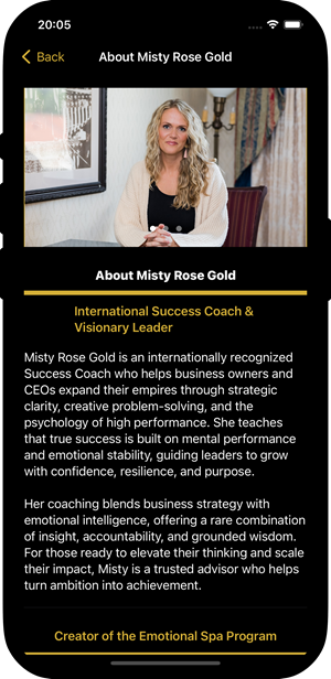 Wealthy Gold App - About Misty Rose Gold